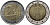 ГЕРМАНИЯ 2 ЕВРО 2003 G KM 214 биметалл 4390-1055