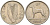 Ирландия 6 пенсов 1950 ирландский волкодав KM 13a медно-никель 4132-333