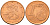 Финляндия 1 евроцент 1999  KM 98 сталь плакированная медью  UNC  4160-364