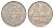 Латвия 50 сантимов 1922 год-тип KM 6 никель 4657-811