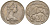 Новая Зеландия 20 центов 1969 Елизавета II (1952-2022), птичка киви KM 36.1 медно-никель 4131-1235