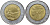 Италия 500 лир 1990 R, Квиринальский дворец в Риме KM 111 биметалл 4397-552