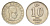 Турция 10 курушей 2006 Кемаль Ататюрк KM 1166 медь цинк никель 4684-1038