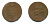 РОССИЯ 1 КОПЕЙКА 1758 медь 61-234