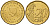 Нидерланды 20 евроцентов 2001 Беатрикс (1980-2013) КМ 238 латунь  UNC  4187-331