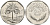 Ирак 250 филсов 1990 три пальмы KM 147 медно-никель UNC 97-524