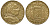 Франция 20 франков 1815 A, Луи XVIII KM 706.1 золото aUNC 00-000-00
