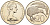 Новая Зеландия 20 центов 1969 Елизавета II (1952-2022), птичка киви KM 36.1 медно-никель UNC 4144-543