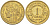 Франция 1 франк 1939 тип Морлон KM 885, LE FRANC 219.10 алюминиевая бронза 3853-157