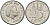 Нидерланды 25 центов 1969 Юлиана (1948-1980) KM 183 никель 96-219