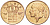 Бельгия 50 сантимов 1972 Belgie, Бодуэн I (1951-1993) KM 149.1 бронза UNC 3996-1256