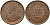 Британская Индия 1/4 анна 1936 Георг V (1910-1936) KM 512 бронза UNC 94-231