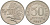 Индонезия 50 рупий 1971 райская птица KM 35 медно-никель UNC 4143-1231