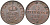 ПРУССИЯ 3 ПФЕННИГА 1866 А, ВИЛЬГЕЛЬМ I (1861-1888) KM 482 медь 117-1117