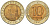 СССР 10 рублей 1991 ЛМД, ГКЧП KM 295, Федорин 15 биметалл 4128-226