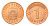 Латвия 1 сантим 2008 KM 15 сталь плакированная медью UNC 4694-1032