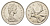 Канада 25 центов 1974 Елизавета II (1952-2022), олень KM 62b никель 4637-816