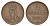 Ганновер 2 пфеннига 1851 B, Эрнст Август I (1837-1851) KM 202.1, AKS 124, J. 75 медь 4657-724