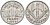 Франция 1 франк 1944 LB, тип Lourde, правительство Виши KM 902.1 алюминий 4142-943