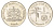 Тринидад и Тобаго 1 доллар 1995 50 лет продовольственной программе - ФАО KM 61 медно-никель BU 4140-1214