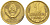 СССР 1 КОПЕЙКА 1974 Федорин 154, БЕЗ УСТУПА KM 126a латунь UNC 4547-966