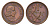 ЮАР 1 цент 1966 Ян ван Рибек (1619-1677), South Africa, легенда на африкаанс, капские воробьи KM 65.1 бронза 4682-719