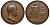 Франция медаль 1809 Наполеон I Бонопарт (1804-1814, 1815) J.P.DROZ, за банк Франции, диаметр 68,17 мм., вес 162,15 гр. Sig. Julius 2212 бронза 11-013-12-1