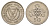 Кипр 50 милей 1973 виноградная гроздь KM 41 медно-никель 4650-721