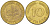 ФРГ 10 ПФЕННИГОВ 1979 G KM 108, J. 383 сталь плакированная латунью 4182-914
