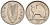 Ирландия 3 пенса 1956 заяц KM 12а медно-никель аUNC 4580-925