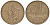 Франция 10 франков 1987 тип Матье KM 940, Le Franc 365.27-28 никель латунь 4123-626