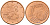 Финляндия 1 евроцент 1999  KM 98 сталь плакированная медью  UNC  4160-363