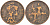 ФРАНЦИЯ 10 САНТИМОВ 1899 ТИП ДАНИЭЛЬ ДЮПЮИ KM 843, LA FRANC 136.8 бронза 109-134