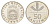 Латвия 50 сантимов 1992 KM 13 медно-никель UNC 4625-623