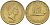 Новая Зеландия 2 доллара 1990 Елизавета II (1952-2022), большая белая цапля KM 79 алюминиевая бронза 29-723