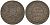 Британская Индия 1/4 анны 1835 KM 446 медь 98-1152