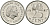 НИДЕРЛАНДЫ 25 ЦЕНТОВ 1967 ЮЛИАНА KM 183 никель 96-166