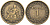 Франция 1 франк 1921 тип Chambre de Commerce KM 876, Le Franc 218.3 алюминиевая бронза 4584-334