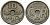 Дания 10 эре 1925 Кристиан X (1912 - 1947) KM 822 медно-никель 4582-1137