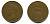 Великобритания 1 пенни 1940 Георг VI (1936-1952) KM 845, Spink 4114 бронза 4110-321