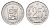 Чехословакия 25 геллеров 1963 KM 54 алюминий UNC 3336-1011