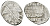 Русское Царство копейка 1547-1584 Иван IV Васильевич, Псковский  монетный двор, 0,66 ГР ГиК №93 серебро 262-361