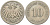 ГЕРМАНИЯ 10 ПФЕННИГОВ 1890 J KM 12, J. 13 медно-никель 4401-917