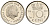 Нидерланды 10 центов 1976 Юлиана (1948-1980) КМ 182 никель 220-543