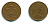 Великобритания 2 пенса 1971 Елизавета II (1952-2022) КМ 916, Spink 4235 (C1) бронза 4110-655