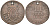 Мюнстер 3 пфеннига 1754 с отверстием KM 178 медь 73-156