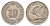 Сингапур 20 центов 1970 голубой марлин, тунец KM 4 медно-никель 4511-627