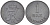 ДАНИЯ 1 ЭРЕ 1961 С; S, ФРЕДЕРИК IX (1947-1972) KM 839.2 цинк 4547-1013