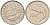 Мальта 10 центов 1986 золотая макрель KM 76 медно-никель 4588-145