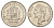 Венесуэла 2 боливара 1990 Симон Боливар Y 43a сталь плакированная никелем 4583-532
